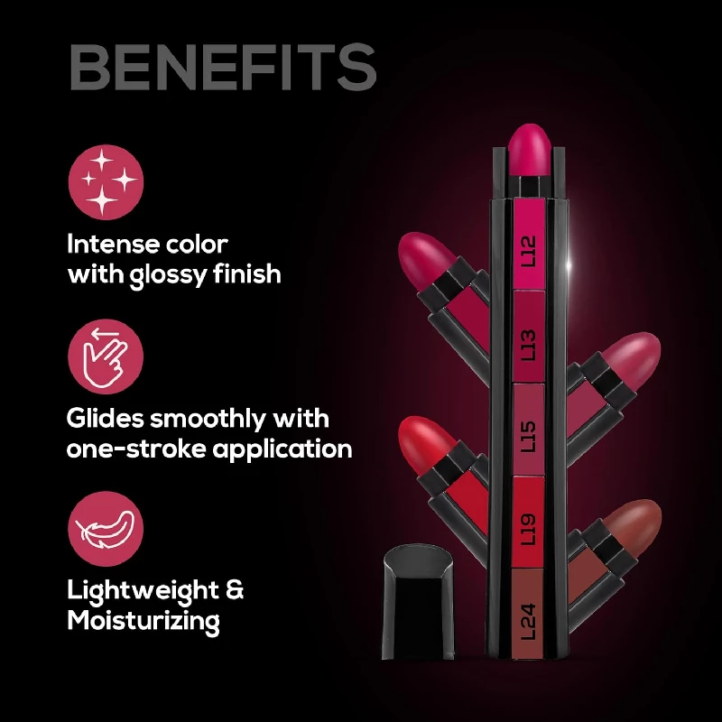 Renee FAB 5 Glossy 5 in 1 Lipstick, 7.5 g-2.webp